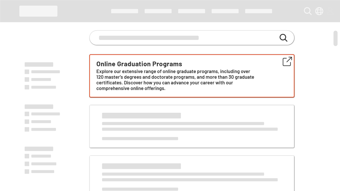 Optimize your search with a few clicks