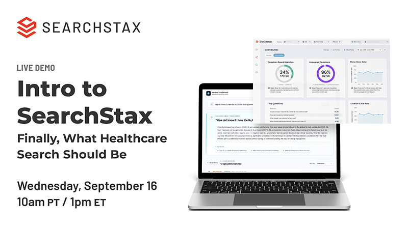Intro to SearchStax for Healthcare
